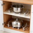 thumbnail image 3 of Expandable Kitchen Rack Stainless Steel Trivet and Hot Plate Holder for Countertop -Use Cooking and Baking Pan Support Space-Saving Stand for Dishes within 10 Inches, 3 of 6