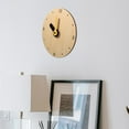 thumbnail image 5 of NICEXMAS Silent Wooden Wall Clock Nordic Style Multi-Color Bedroom Decor Modern Home Office Timepiece, 5 of 5
