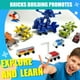 thumbnail image 2 of Building Bricks Cumeysnon, juego de 1600 piezas con 32 bloques de ruedas, 2 of 8