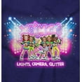 thumbnail image 2 of XOMG POP Lights Camera Glitter Girls Kids T Shirt Tees Teen Brisco Brands L, 2 of 6