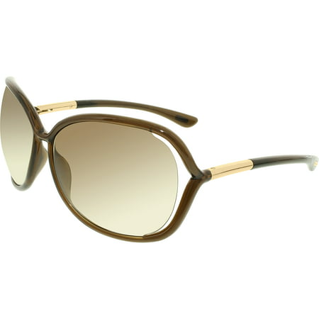 UPC 664689414246 product image for Tom Ford Women's Gradient FT0076-692-63 Brown Square Sunglasses | upcitemdb.com