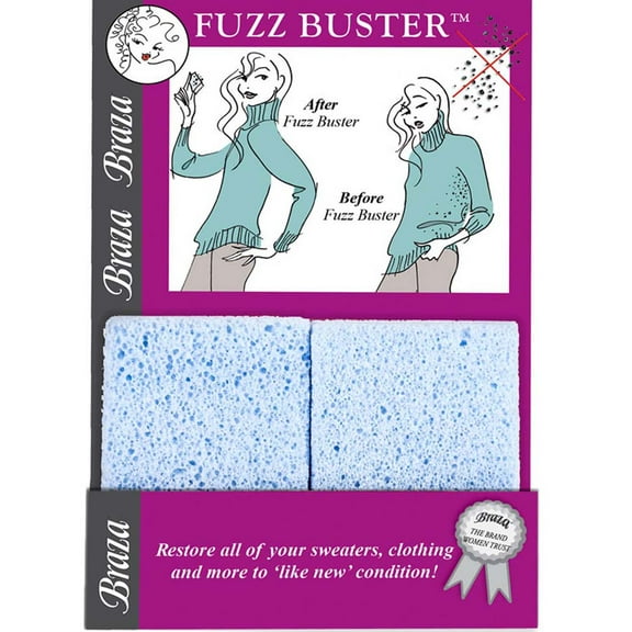 Braza Fuzz Buster Pumice Stone Sweater Saver Removes Pilling on Clothes