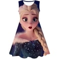 thumbnail image 1 of Disney Frozen Girls Elsa princesa vestido niños disfraz 3D Frozen Fancy 2-10 años fiesta de cumpleaños Disney Elsa vestido niño ropa 6T Gao Jinjia LED, 1 of 2