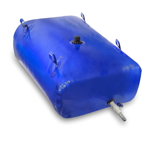 Wanwan 29Gallon/110L Water Storage Bladder, Foldable Portable RV Tank for Garden Yard Outdoor Camping Emergency Water Storage (Blue)