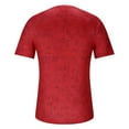 thumbnail image 5 of DDAPJ pyju Camo T-shirts for Men Short Sleeve Crew Neck Muscle Workout Shirts Hipster Stylish Casual Summer Tee Tops Red L, 5 of 7