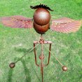 thumbnail image 4 of Estaca de jardín con forma de búho bonita, estaca de jardín con forma de búho bonita, estacas decorativas para exteriores, rendimiento impulsado, 4 of 9
