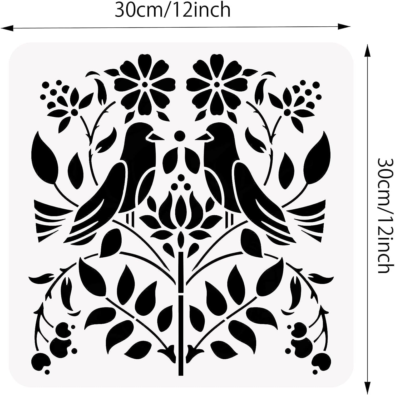  TEHAUX 20 Pcs Pp Hollow Drawing Board Butterfly Template  Stencil Reusable Planner Template Stencil Drawing Templates Drawing  Stencils Painting Stencil Flowers Child Tool White : Arts, Crafts & Sewing