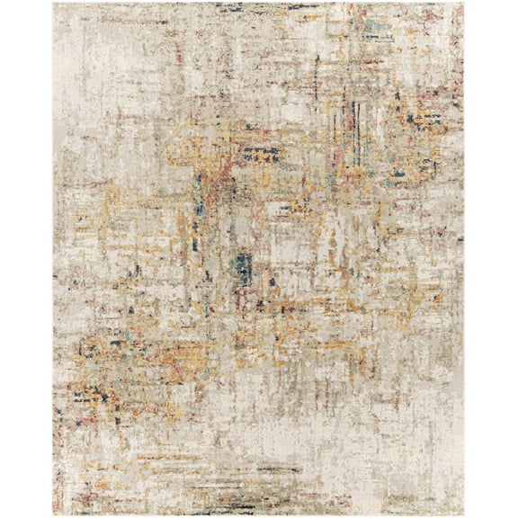BoutiqueRugs Birchgrove Contemporary Area Rug - Cream, Light Gray, Medium Gray - 2' x 2'11"