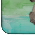 thumbnail image 4 of Dog Teal and Green Watercolor Dish Drying Mat, 4 of 7