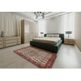 thumbnail image 5 of Ahgly Company Machine Washable Indoor Square Traditional Saffron Red Area Rugs, 7' Square, 5 of 7