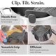 thumbnail image 3 of Silicone Pasta Strainer Clip for Pots and Pans - Heat Resistant Colander for Vegetables and Noodles - Kitchen Cooking Gadgets - Space Saving Design -, 3 of 5