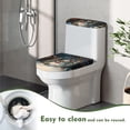 thumbnail image 5 of HELLHERO Snowman Toilet Seat Lid Cover Set 2 Pack 17x21 Inches Fashion Merry Christmas, 5 of 8