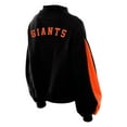 thumbnail image 3 of Women's New Era  Black San Francisco Giants Mock Neck Balloon Sleeve Sweatshirt, 3 of 5