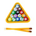 thumbnail image 1 of Woeilo 2 Sets Pool Cake Decorating Lovely Billiards Ornament Happy Birthday Decorations Desktop Table Tennis Mens Gift Man, 1 of 5