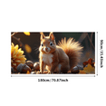 thumbnail image 3 of Adorable Squirrel Design Backdrop Banner Decorative Party Supplies Background for Fall Festivals Outdoor Gatherings Photo Booths and Autumn Celebrations, 3 of 8