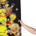 thumbnail image 3 of Cortina de ducha Tweetybird con dibujos animados, cortinas de ducha para baño con 12 ganchos, impermeable, lavable, poliéster, juego de decoración para el baño, 60 x 72 pulgadas, hierro, 3 of 8