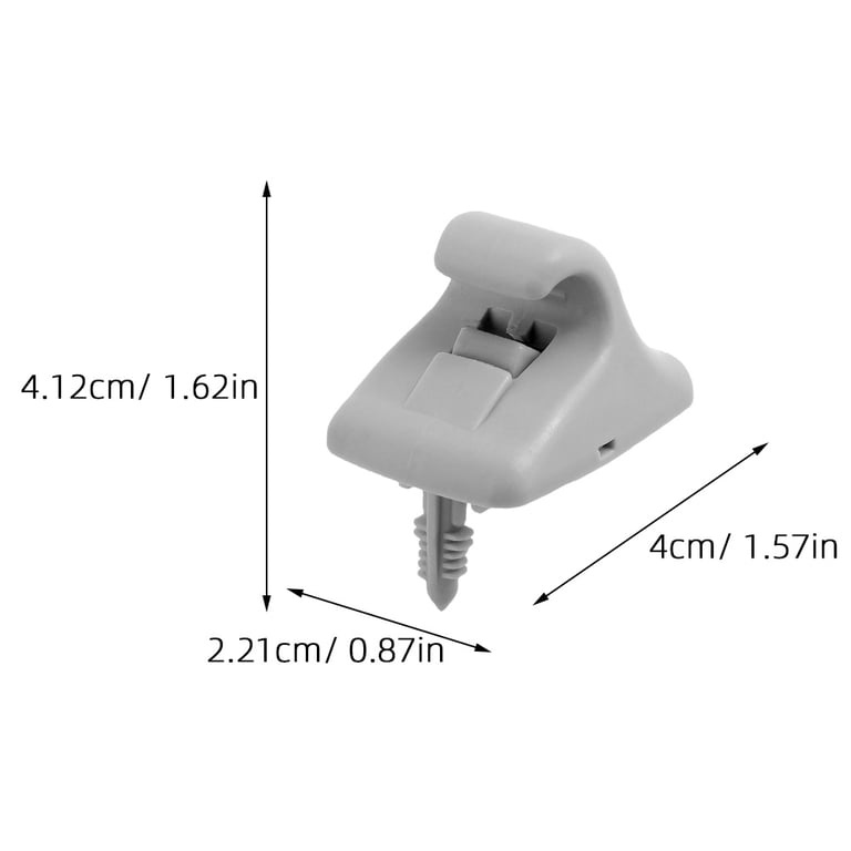 2-Pack Sun Visor Clips / Attachments - Replacement Part 09116587 For GM, Vauxhall Corsa, Tigra, Meriva