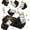 Happy Birthday - Black, variant on Happy Birthday Surprise Gift Box Explosion for Money - DIY Pop Out Folding Bounce Explosion Gift Box with Confetti - Birthday Money Bank - Cash Gift Idea for Women Men Kids