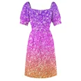 thumbnail image 6 of Image of a Glitter Gradient-Orange Pink & Blue Sleeveless Dress dress dresses prom clothes, 6 of 7
