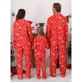 thumbnail image 4 of GYRATEDREAM Matching Family Christmas Pajamas Long Sleeve Button Down PJs Sets Holiday Sleepwear Loungewear, 4 of 5