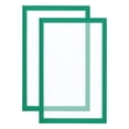 thumbnail image 1 of Unique Bargains Magnetic Sign Holder 8.5 x 11, 2 Pack Magnetic Display Frame A4 Magnetic Picture Frame for Refrigerator, Green, 1 of 7