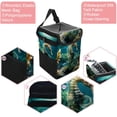 thumbnail image 2 of Hippocampus Foldable Car Trash Can with Lid, Leak-Proof Mini Trash Can, Hanging Storage Bag for Car, 2 of 6