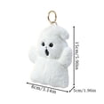 thumbnail image 2 of Halloween Ghost Stuffed Animals, Cute Mini Ghost Plush Toys Keychain for Bag Purse Decor, Kawaii Halloween Decorations Accessory Ideal for Party Favor Holiday Gift for Boys Girls, C, 2 of 5