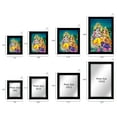 thumbnail image 4 of IBA Indianbeautifulart Radha Krishna Picture Frame Religious Poster Black Wall Frame Deity Photo Frame Wall Decor&nbsp;For Home/ Office/ Temple-6 x 8 Inches, 4 of 7