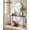 Charcoal Gray and Ink Black, variant on Narrow Console Table with Steel Frame, 47.2" Sofa Table for Entryway, Living Room, Bedroom, Industrial Design, Marble White and Ink Black