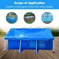 thumbnail image 4 of Swimming Pool Cover, Durable Multifunctional Reusable Affordable Pool Cover, Domestic, 8.539FT x 5.58FT, Rectangular, Blue, 4 of 8