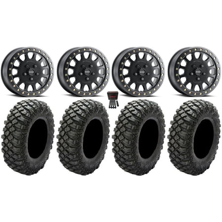 Method 401 Beadlock 15 Wheels Black 32 Crawler XG Tires Polaris RZR Turbo R & Pro R Ranger 1500 Xpedition Method 401 Beadlock 15 Wheels Black 32 Crawler XG Tires Polaris RZR Turbo R & Pro R Ranger 1500 Xpedition