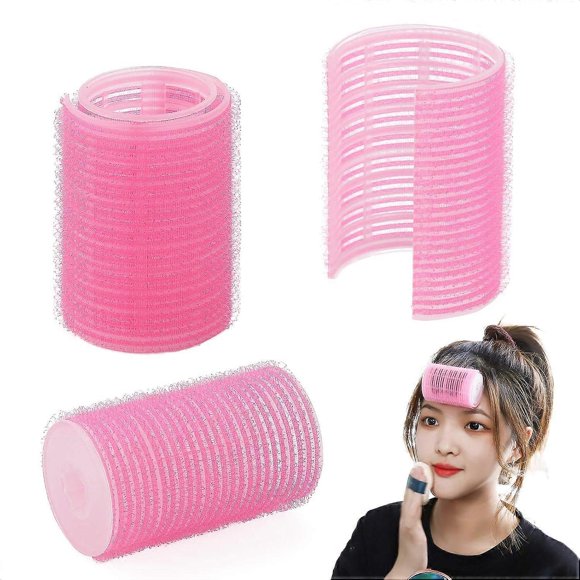 2PCS Hair Roller Bangs Hair Curlers For Double-Layer Bangs Self-Adhesive Hair Bangs Curling Styling Tools Hairdressing Curlers For Styling Curtain Ban