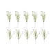 thumbnail image 2 of Ramo artificial de gypsophila y trigo | Arreglo floral artificial sin agua | Flores de seda realistas para la decoración del hogar | Centro de mesa para sala de estar y comedor, 2 of 6