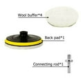 thumbnail image 2 of 6pcs/set 3in Buffing Polishing Pad Car Polisher Drill Wool Wheel Mop Kit, 2 of 7