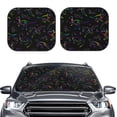 thumbnail image 2 of Sikiie Dinosaur Print Foldable Car Windshield Sun Visor, Car Window Sunshade Suitable for Sedan, SUV and Truck Car Accessories-Medium, 2 of 6