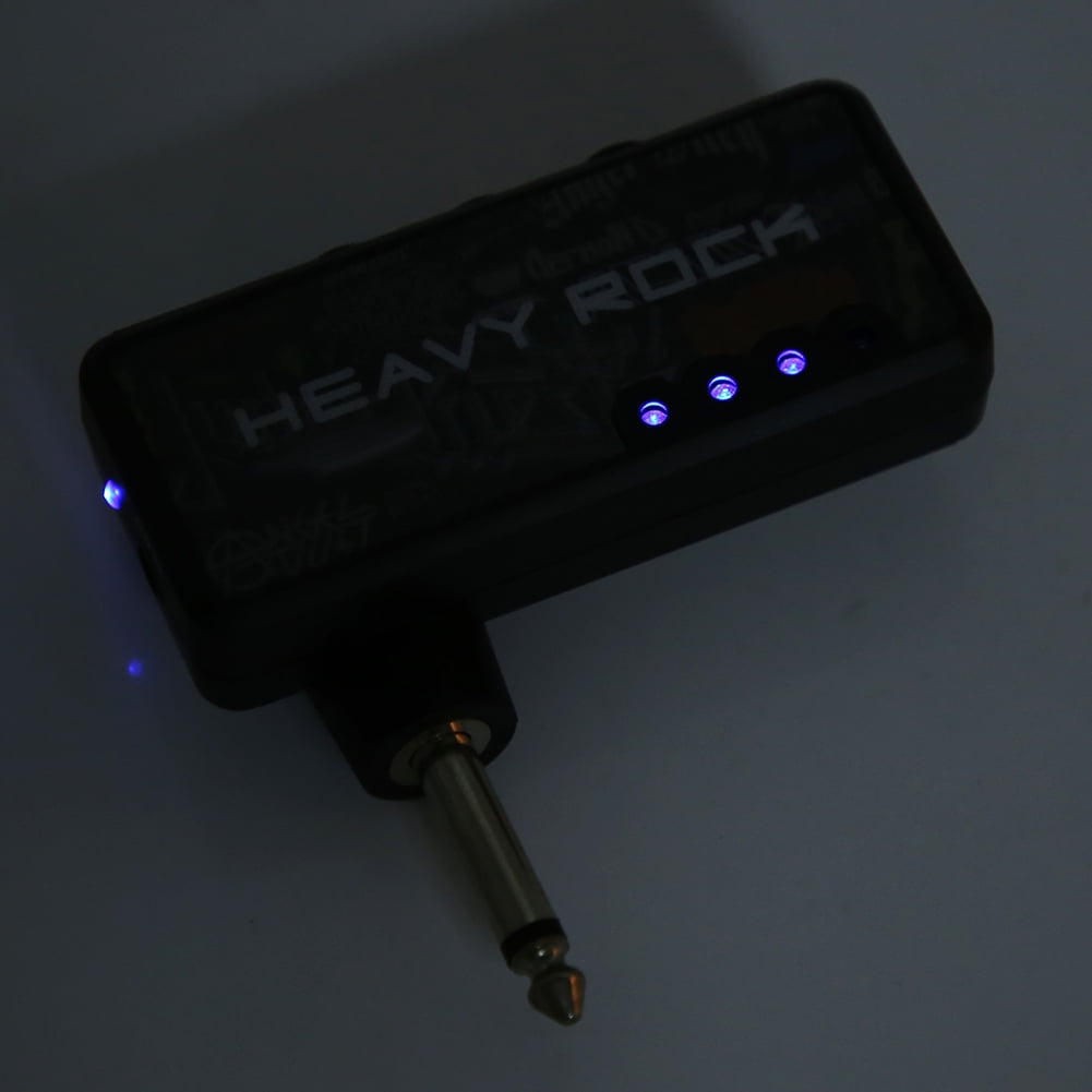 Rechargeable Guitar Amplifier, 6.35mm Plug, Play With Phone/MP3, Lightweight  Portable