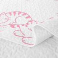 thumbnail image 5 of meiyoeat Mixed Pink Cat Cute Quilt King,Girly Kitten Pattern King Coverlet Set,3pcs,1 Bedspread and 2 Pillowcases, 5 of 7