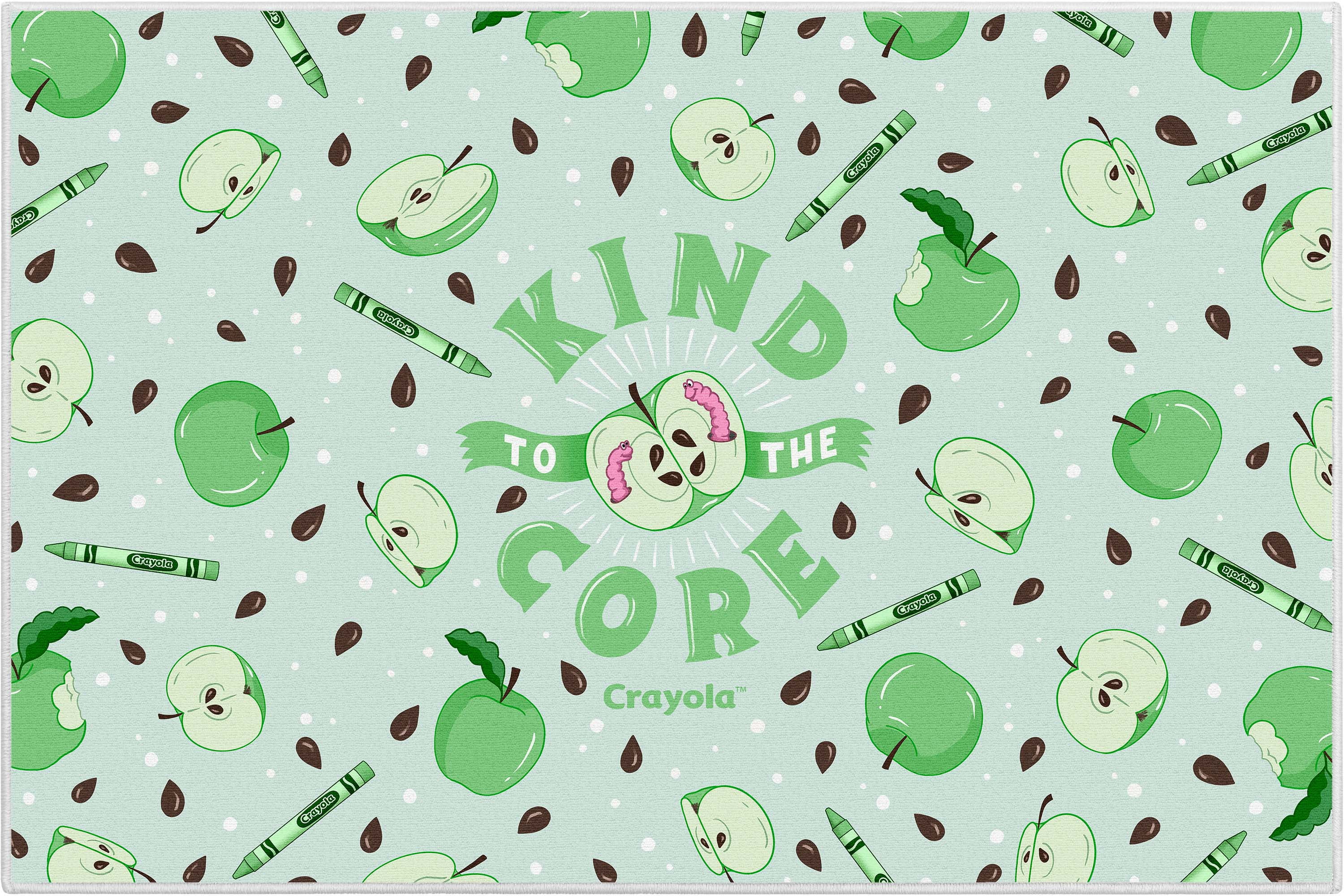 Crayola Collection By Well Woven Kind to the Core Green 3'3" x 5' Area Rug