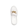 thumbnail image 3 of DREAM PAIRS Mules Plataforma Slip-On Mocasines Chunky Blancos Talla 7.5, 3 of 7