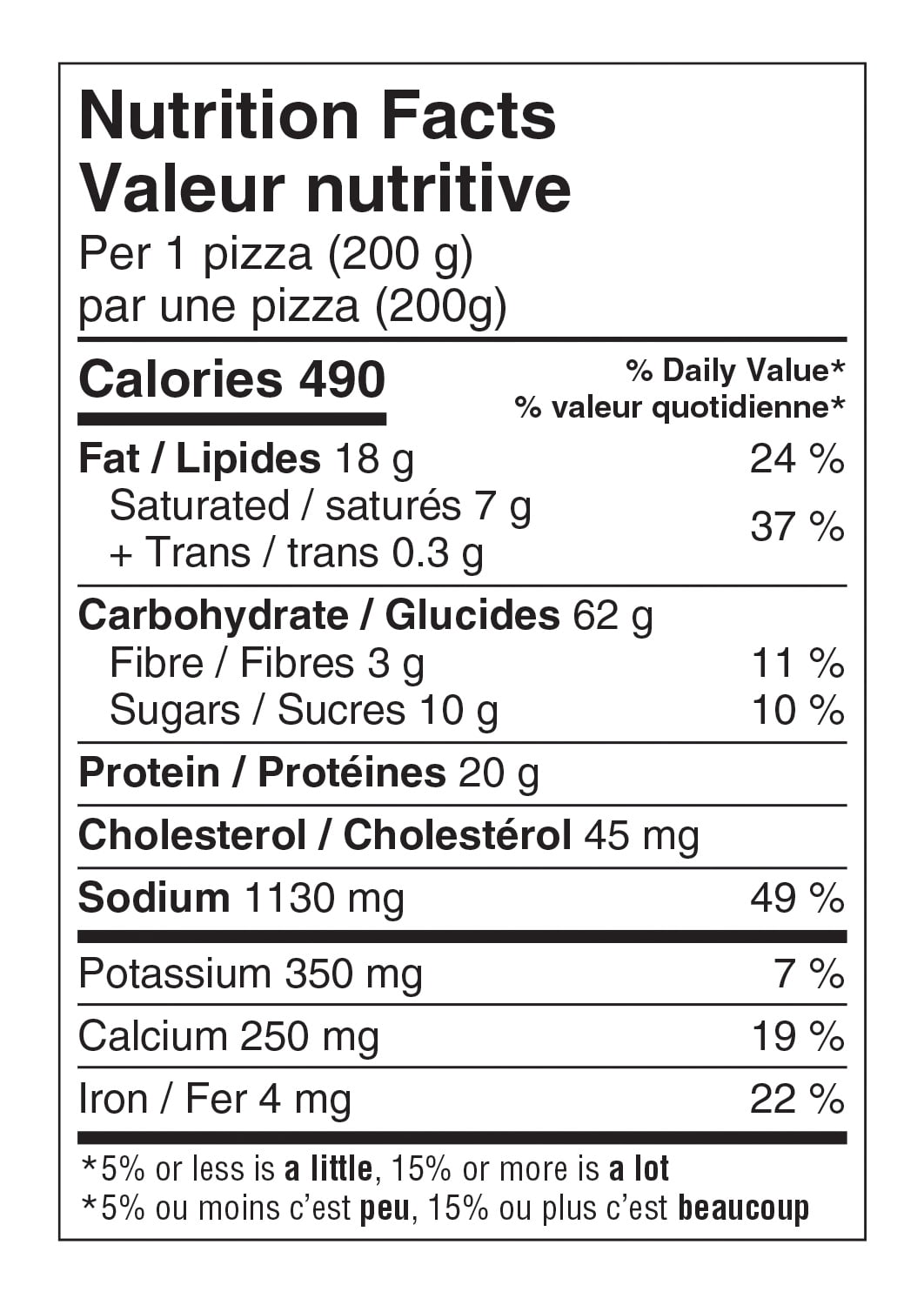 Dr. Oetker Giuseppe Pizzeria simple comme pizza pepperoni & bacon 600 g