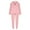 Pink, variant on YUGYXL Womens Sweatsuit 2 Piece Outfits Fall Winter Fleece Half Zip Sweatshirts and Sweatpants Joggers Set Brown M
