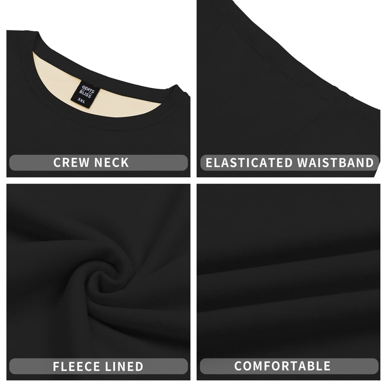 Gents Bliss Men's Thermal Underwear Fleece-Lined Set photo 6
