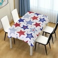 thumbnail image 7 of Coolnut Independence Day Rectangle Tablecloth Spill-Proof Polyester Table Cloth Table Cover for Kitchen Dining Picnic Holiday Party Decoration,54"x54", 7 of 7