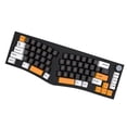 thumbnail image 3 of Teclado mecánico para juegos Hugo PBT Keycap RGB LED retroiluminado ergonómico portátil Luz inferior negra, 3 of 9
