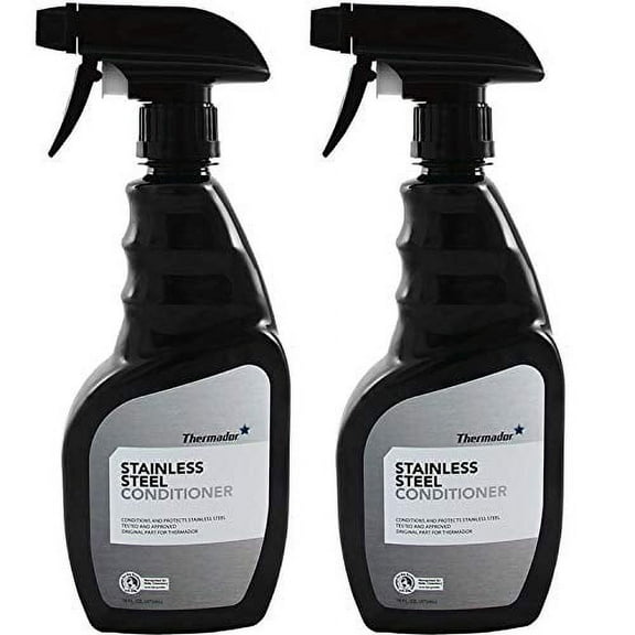 Thermador 00576697 Stainless Steel Conditioner Spray Bottle 2-Pack