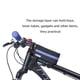 thumbnail image 5 of Toystoory Bicicleta Bolsa de tubo frontal Funda impermeable para teléfono móvil Organizador de pantalla táctil Accesorios para bicicleta Type2 NO2 Toystoory OD003221-07, 5 of 6