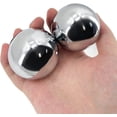 thumbnail image 4 of TaktZeit Chinese Exercise Balls Baoding Balls Stainless Steel Hand Exercise Massage Balls Hand Strengthening 2.09", 4 of 6