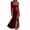C-Wine412, variant on DHFJKG Boho Dresses For Women Button Front Puff Long Sleeve Smocked Waist Flowy Maxi Dress Retro Vacation Clothes Versatile Dresses