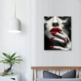thumbnail image 3 of Nawypu  - Woman Wall Art for Bedroom Decor Red Love Lips and Nails Pictures Prints on Canvas Elegant Makeup and Manicure Poster for Home Spa Beauty Salon Wall Decoration Ready to Hang, 3 of 4
