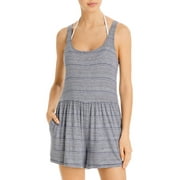 Splendid Womens Able Staple Striped Loose Fitting Romper
